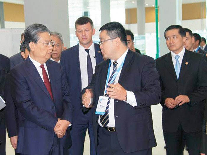  2018年中央政治局常委，中央纪律检查委员会书记赵乐际访问中白工业园